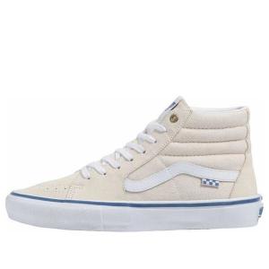 Кроссовки raw canvas skate sk8-hi 'white blue' Vans, белый