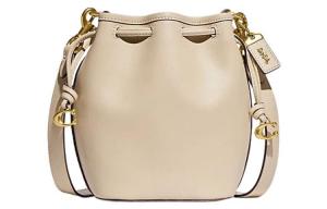 COACH Сумка ведро из кожи верблюда