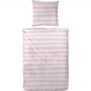 Постельное белье Primera «Зерренда тонкое льняное постельное белье», широкие мазки, розовый