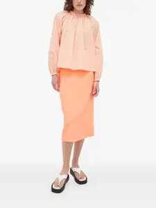 Блузка со складками Drykorn, оранжевый