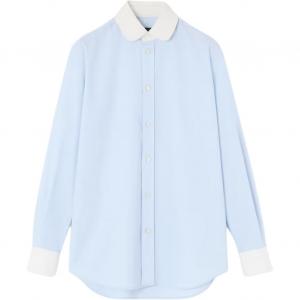 Футболка женская Arctic Ice с широким воротником Loro Piana, arctic ice color