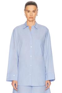 Derris Топ By Malene Birger, Blue Iris Stripe