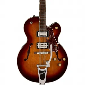Электрогитара Gretsch Guitars G2420T Streamliner Hollow Body с тремоло Bigsby, Havana Burst