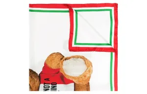 MOSCHINO Шёлковый шарф женский белый, White