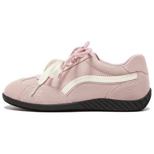 BASTO Дышащие женские низкие кэжуал кеды розово-белые, цвет Pink/White