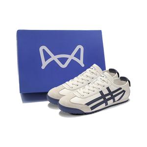 MIIOW Низкие повседневные мужские туфли бежево-тёмно-синие, цвет Beige Dark Blue