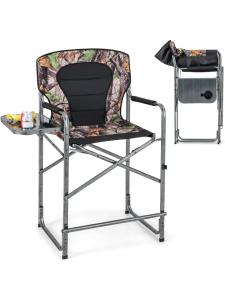 COSTWAY Складной кемпинговый стул серебристого цвета