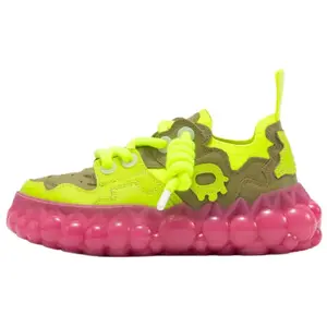 OETZI Женские повседневные туфли LceMelt с износостойким низким верхом, неоново-желтого цвета