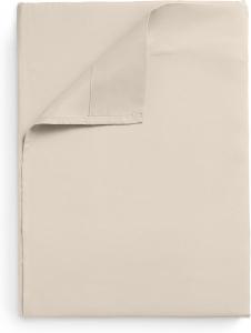Mellanni Простыня, размер Twin (99x190 см), в комплекте 1 простыня, роскошная, очень мягкая, охлаждающая, устойчивая к смятию, выцветанию и пятнам, бежевая