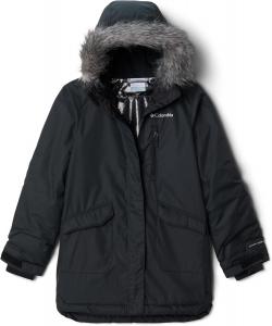 Куртка Columbia Girls' Suttle Mountain Ii Long Insulated, Black