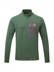 MOUNTAIN EQUIPMENT Лонгслив с длинными рукавами LUMIKO ZIP-T размера M, цвет хаки