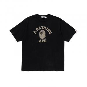 Футболка с логотипом A BATHING APE, черная