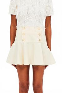 Короткая юбка Кара в ракушках Ulla Johnson, Cowrie