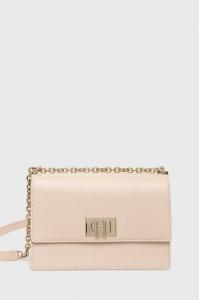 Кожаная сумка Fabiaco Furla, розовый