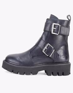 Off The Hook - Sutton Mita - кожаные сапоги до щиколотки черного цвета