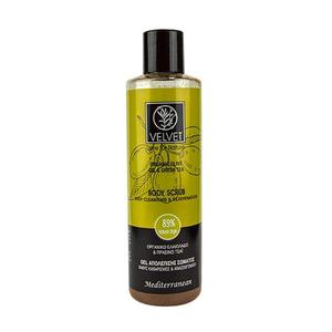 Органический скраб для тела с оливковым маслом и зеленым чаем 250 мл Velvet