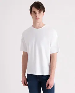 Мужская футболка с коротким рукавом и принтом на спине Calvin Klein Jeans, белый