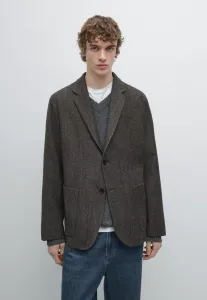 Пиджак в елочку Massimo Dutti, Dark Grey
