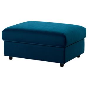 Чехол для пуфа с местом для хранения IKEA, цвет Djuparp dark green-blue