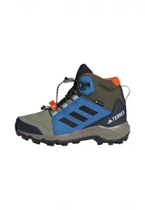 Походные ботинки средней жесткости из материала gore-tex Adidas Terrex, Tent Green Core Black Ray Blue