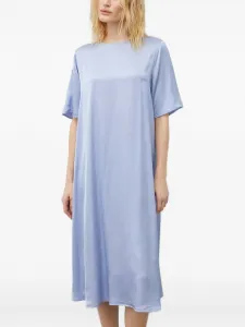 Платье миди Sadenise с короткими рукавами Samsoe Samsoe, синий