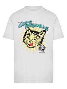 Рубашка F4NT4STIC Puss N Boots The Cats Pajamas Vintage Art, белый