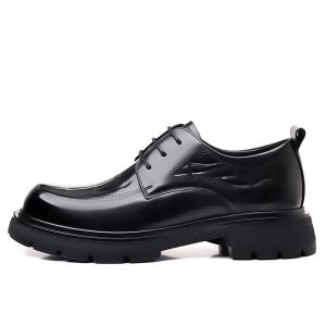 Повседневные кожаные туфли мужские с низким верхом Cachiotti, Black