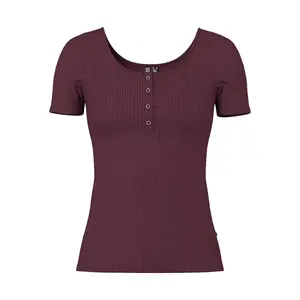 Футболка с коротким рукавом Pieces Kitte, фиолетовый