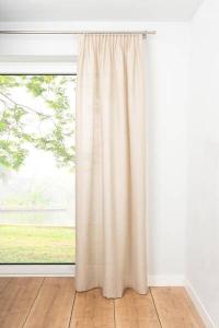 Штора Ondeco mit Schlaufen Gepunktet, 135x300x1 см, бежевый