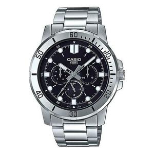 Часы CASIO Sports Quartz Waterproof Mens Black Analog, черный