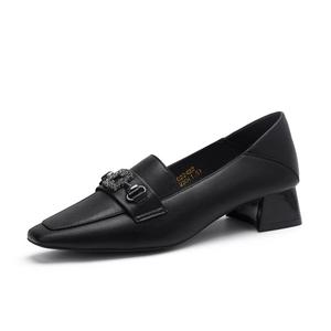 Лоферы женские Foxer, черный