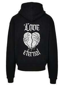 Ультратяжелая толстовка с капюшоном Valentines Streetwear черного цвета F4NT4STIC