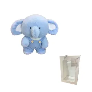 Плюшевая кукла слоненок высота 40 см G.DUCKKIDS, синий