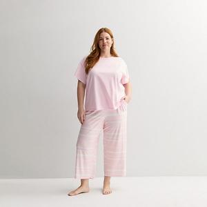 Комплект пижамы Plus size для мамы Sonoma Goods For Life, Pink Tiedye