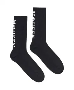 Носки с логотипом Alexander Mcqueen, черный