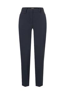 Брюки костюмные, зажатые со складками, женские MORE & MORE, цвет 0375 Marine