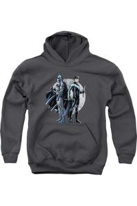 Батмен худи с подсветкой прожектора для детей Gildan, Charcoal