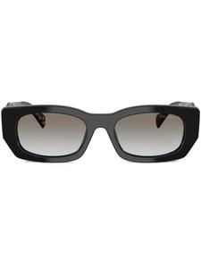 Prada Eyewear солнцезащитные очки черепаховой расцветки, черный