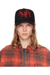 Расположенные в шахматном порядке кепки 'amiri' из холста Amiri, мультиколор