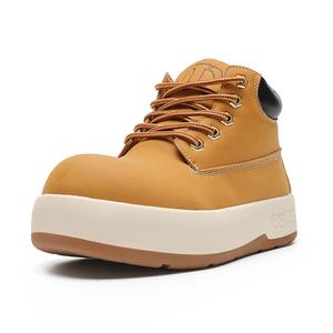 FAPAI Платформенные ботинки на шнуровке унисекс коричнево-желтые, цвет Brown Yellow (Women's)