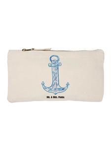 Mr. & Mrs. Panda Синий пенал с якорем без белой надписи