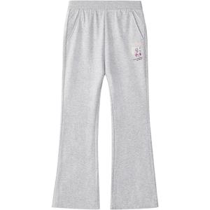 Детские вязаные спортивные штаны rainy silk FILA KIDS, серый