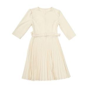 Женское платье с плиссировкой, поясом и v-образным вырезом Inspire Chic