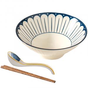 Чаши KAWASIMAYA, [Includes Spoon And Chopsticks] 8 Inches Bamboo Basket Bowl (Crane Tail)