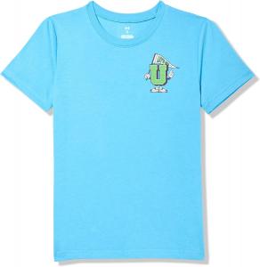 Футболка Under Armour для мальчиков, круглый вырез, легкая и дышащая, Ether Blue - Lets Go Ss