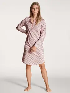 Ночная рубашка CALIDA с разрезами по бокам, цвет Rose Bud