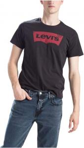Мужские футболки с принтом Levi's (сезонные), Classic Fit - Black