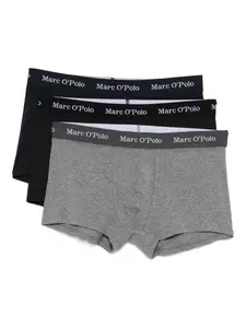Комплект из трех боксеров с эластичным поясом Marc O'Polo, черный