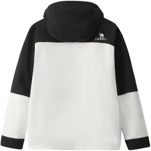 Camel Верблюжья куртка унисекс для отдыха на открытом воздухе, Бледно-зеленый/фантомный черный