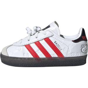 Adidas Originals Hello Kitty x GAZELLE устойчивые к истиранию низкие детские ботиночки white red для малышей